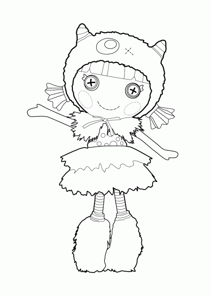 Lalaloopsy para colorir imprimir