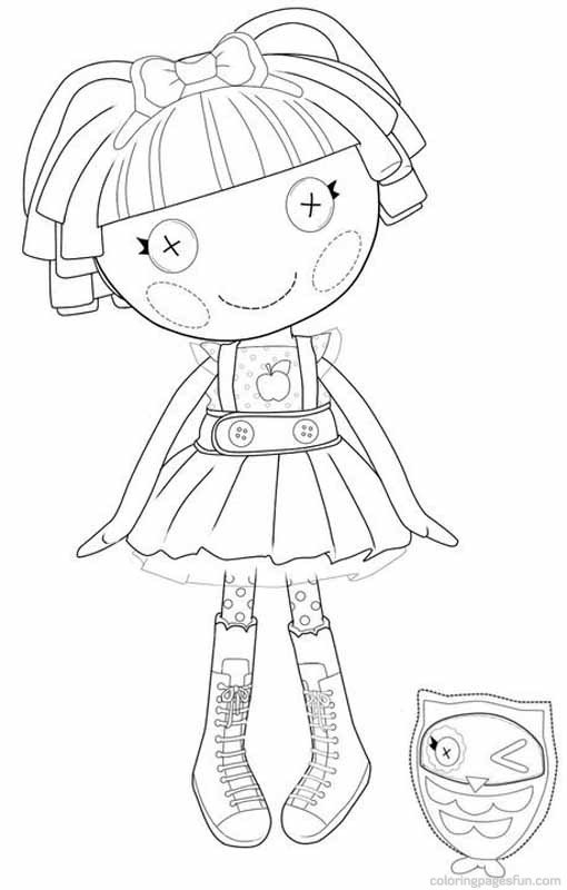 Lalaloopsy para colorir pagina