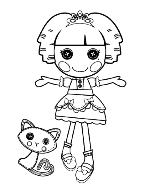 Lalaloopsy para colorir pintar