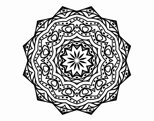 Mandala com estrato