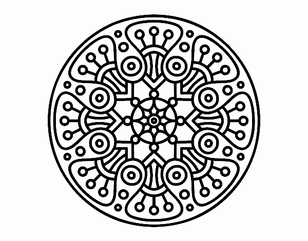 Mandala crop circle