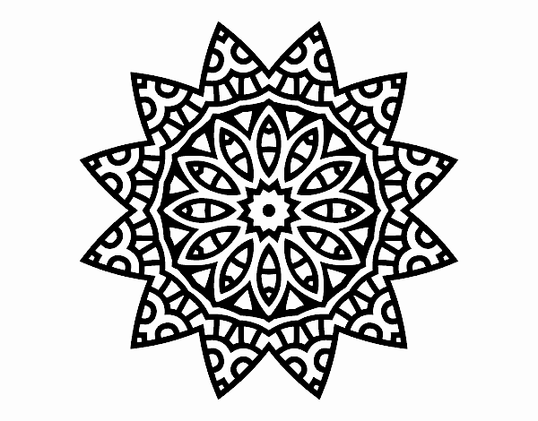 Mandala estrela