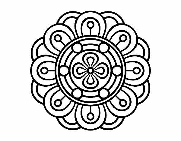 Mandala flor criativo