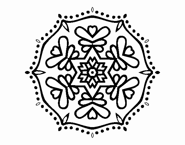 Mandala simétrica