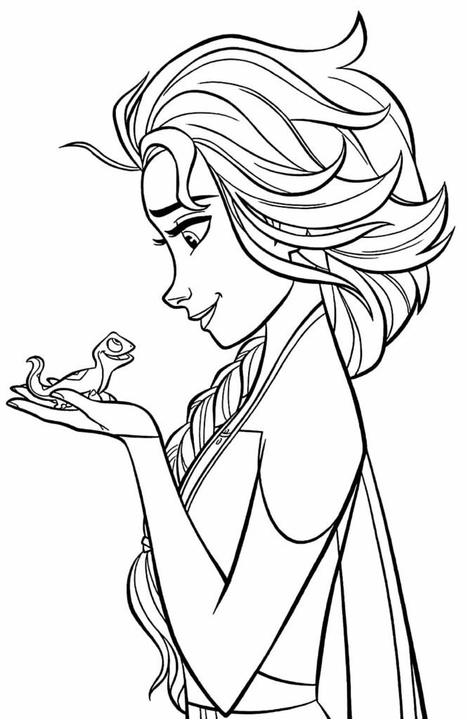 desenho da frozen para colorir 5