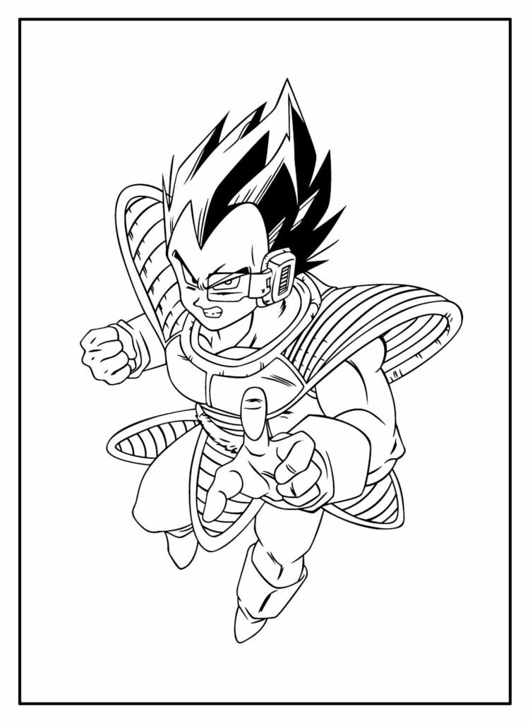 Página Dragon Ball Z #38788 (desenhos animados) para colorir – Páginas para  Colorir Imprimíveis