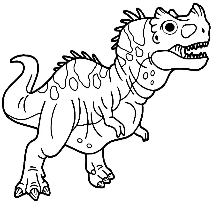 desenho de t rex para pintar e colorir 142