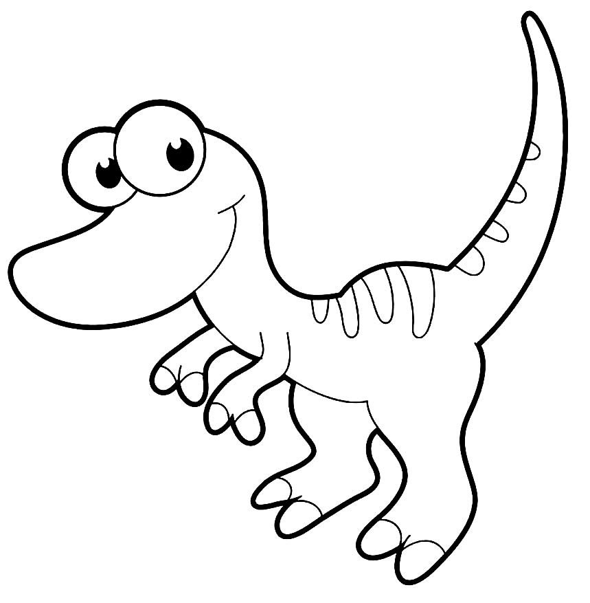 desenho de t rex para pintar e colorir 162