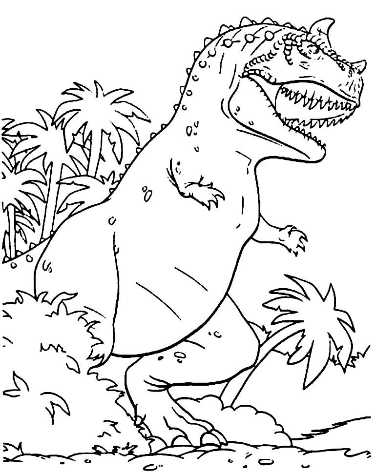 desenho de t rex para pintar e colorir 27