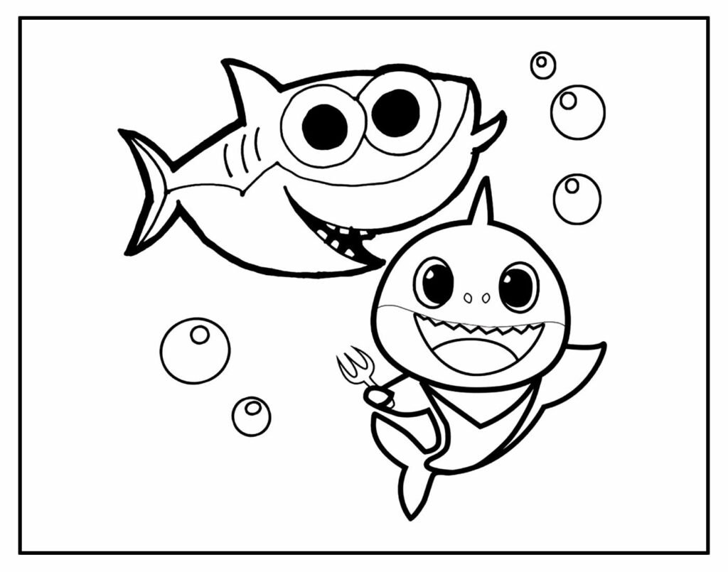 desenho lindo de baby shark 1