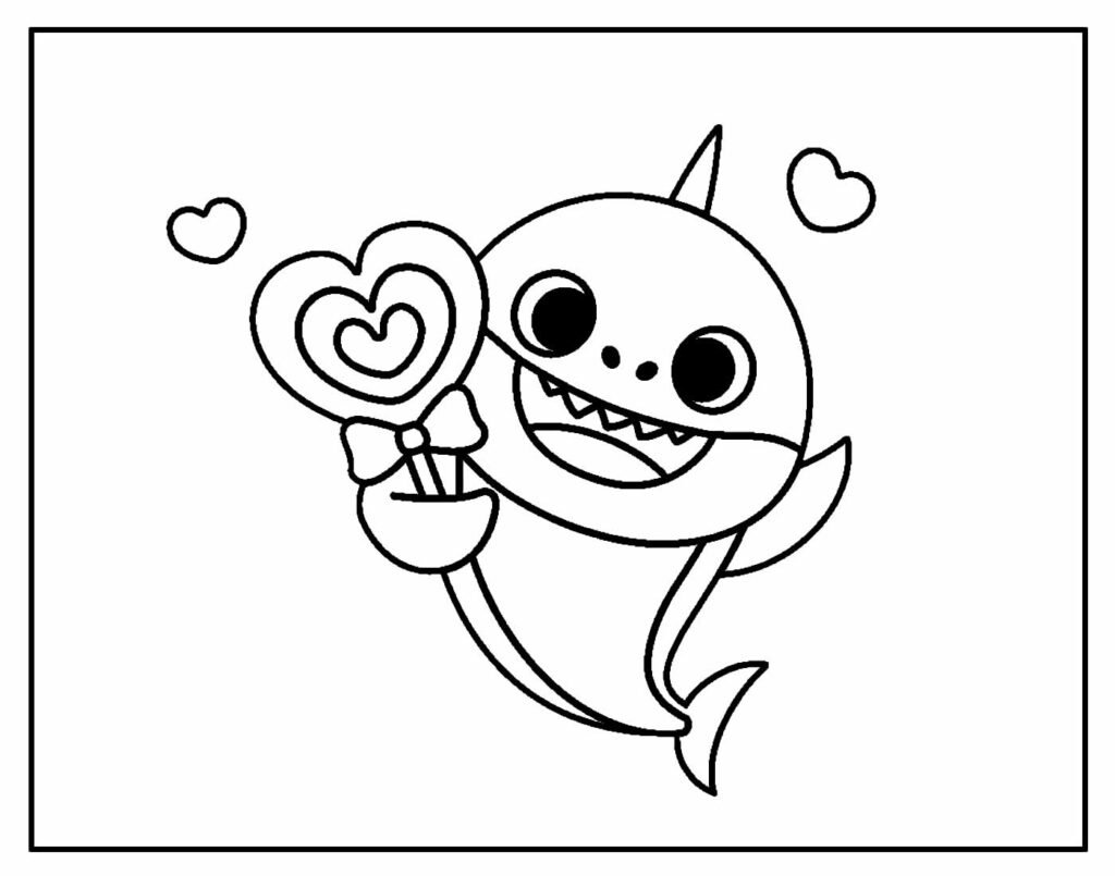 desenho lindo de baby shark 11