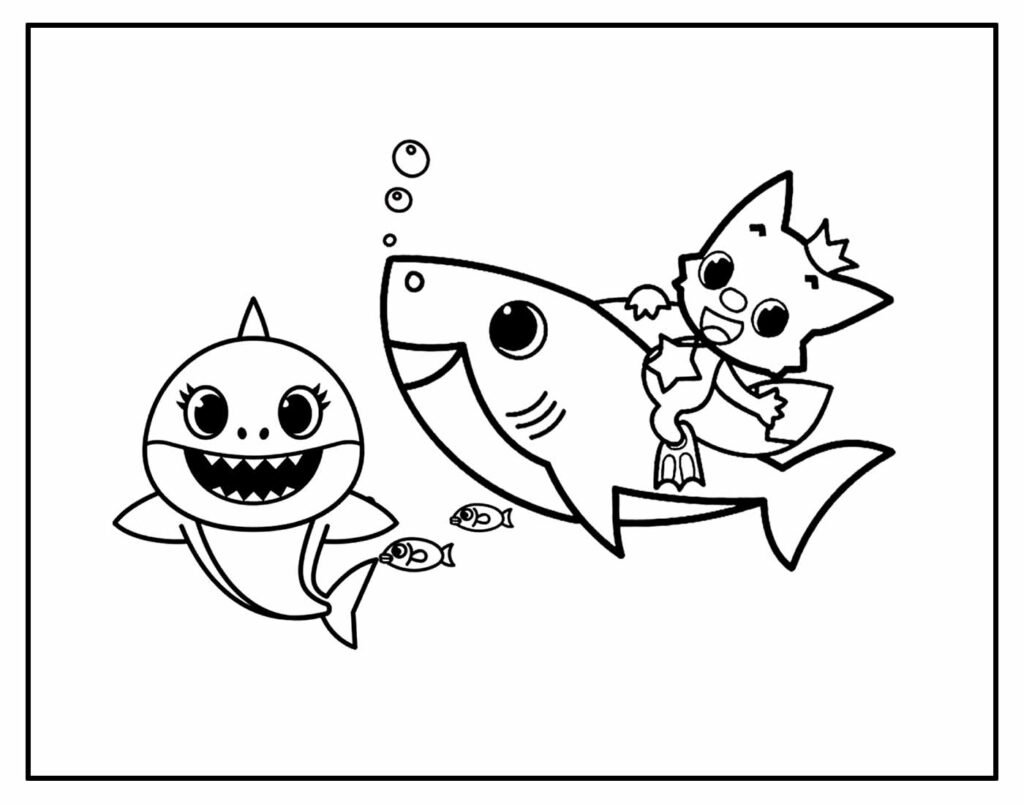 desenho lindo de baby shark 2