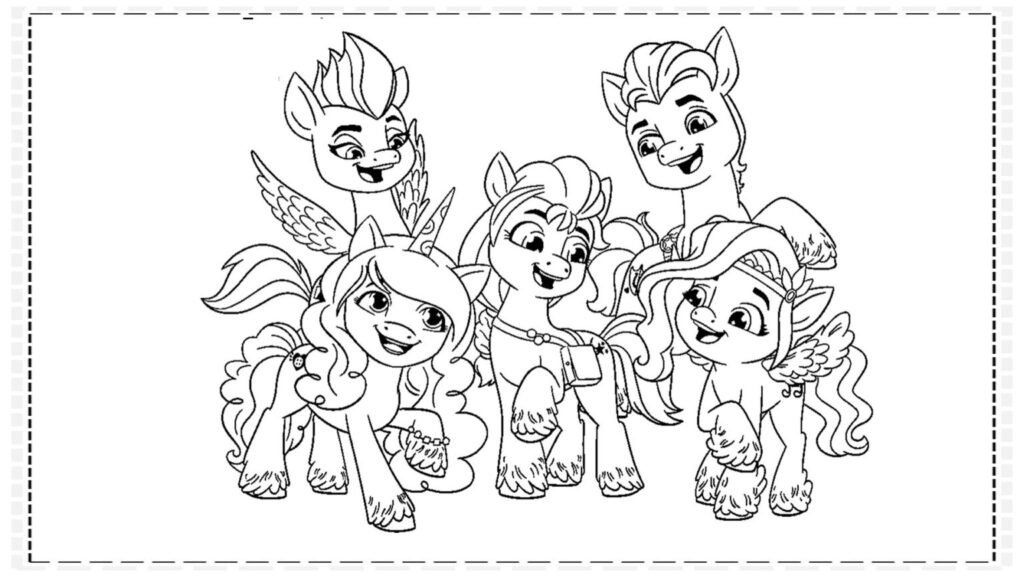my little pony para colorir 140 –  – Desenhos para Colorir