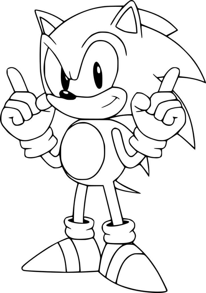 desenho sonic alegre