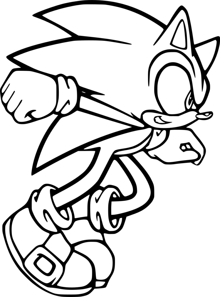 desenho sonic rapido