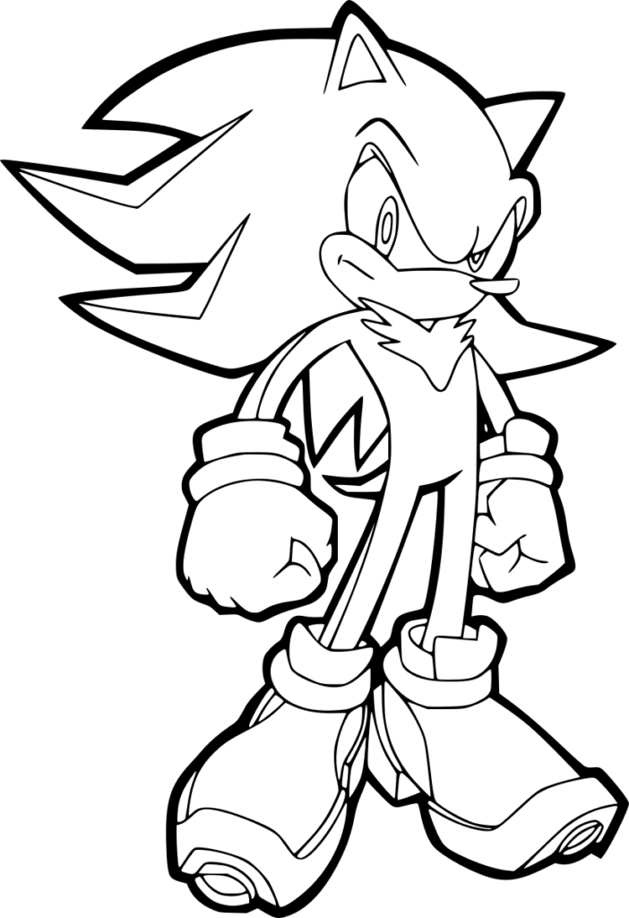 desenho sonic shadow