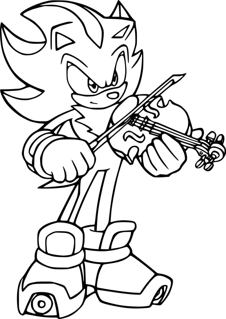 desenho sonic shadow musica