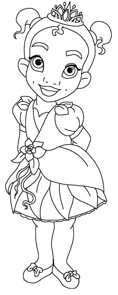 desenhos da princesa tiana para colorir 20
