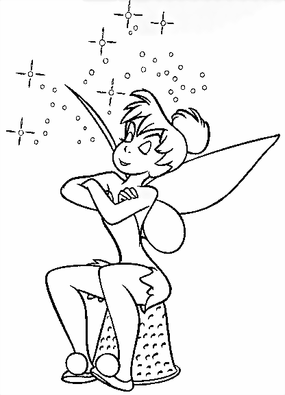 desenhos da tinkerbell para imprimir