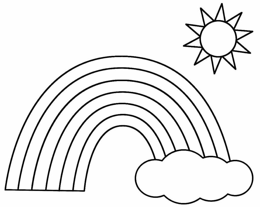 desenhos de arco iris para colorir 13