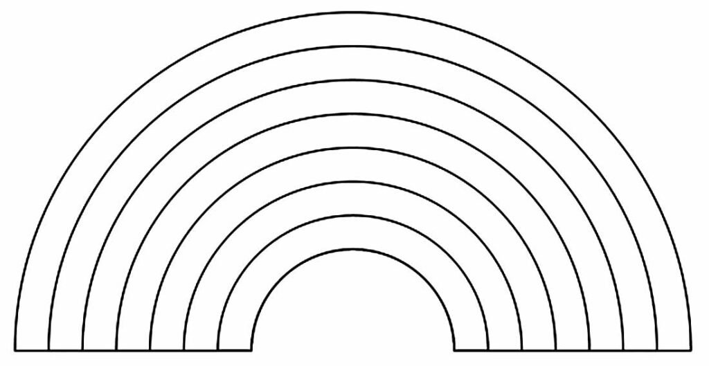 desenhos de arco iris para colorir 2