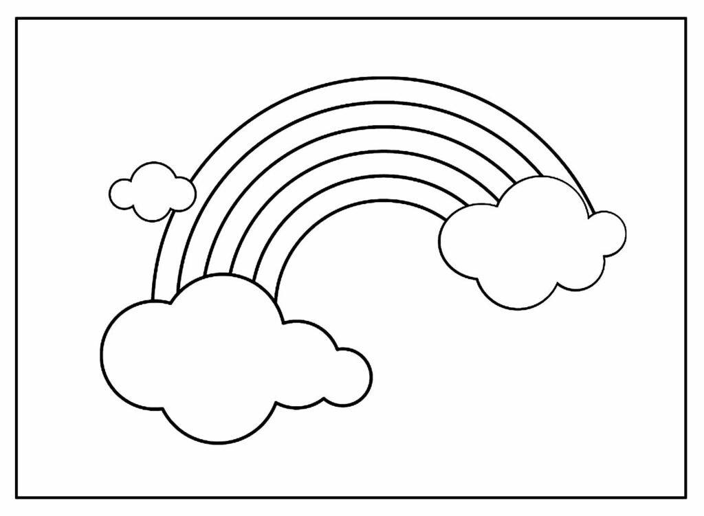 desenhos de arco iris para colorir 6