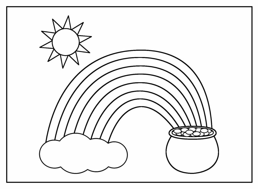 desenhos de arco iris para colorir 9