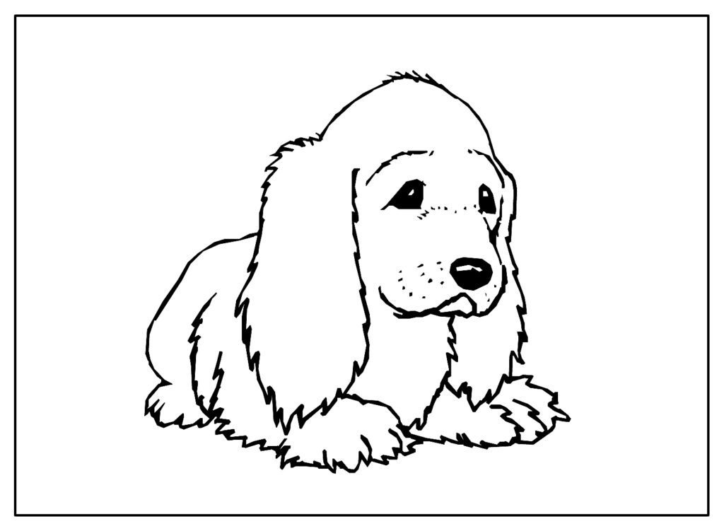 desenhos de cachorros para colorir 16