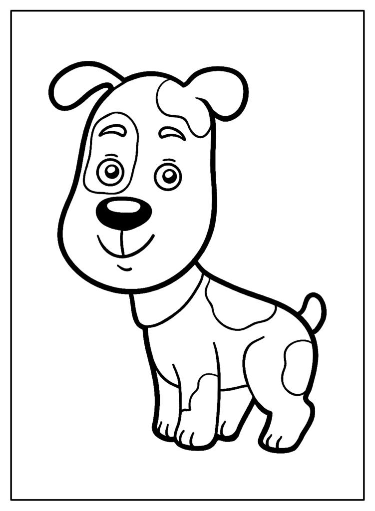 desenhos de cachorros para colorir 18