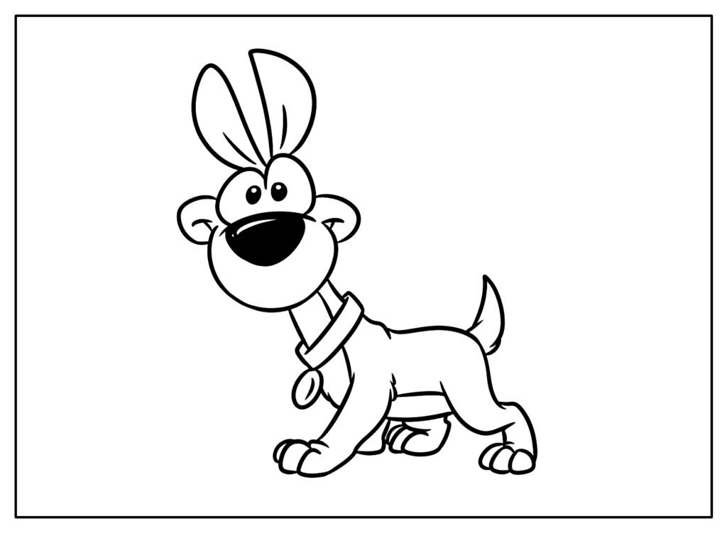 desenhos de cachorros para colorir 19