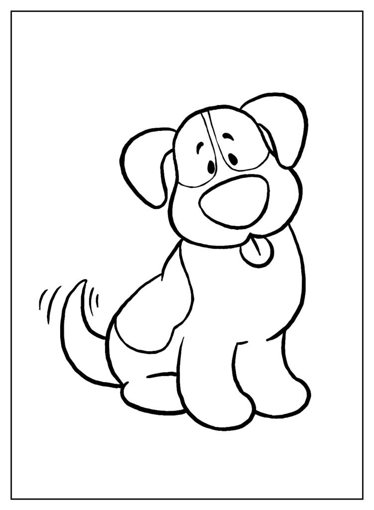 desenhos de cachorros para colorir 26