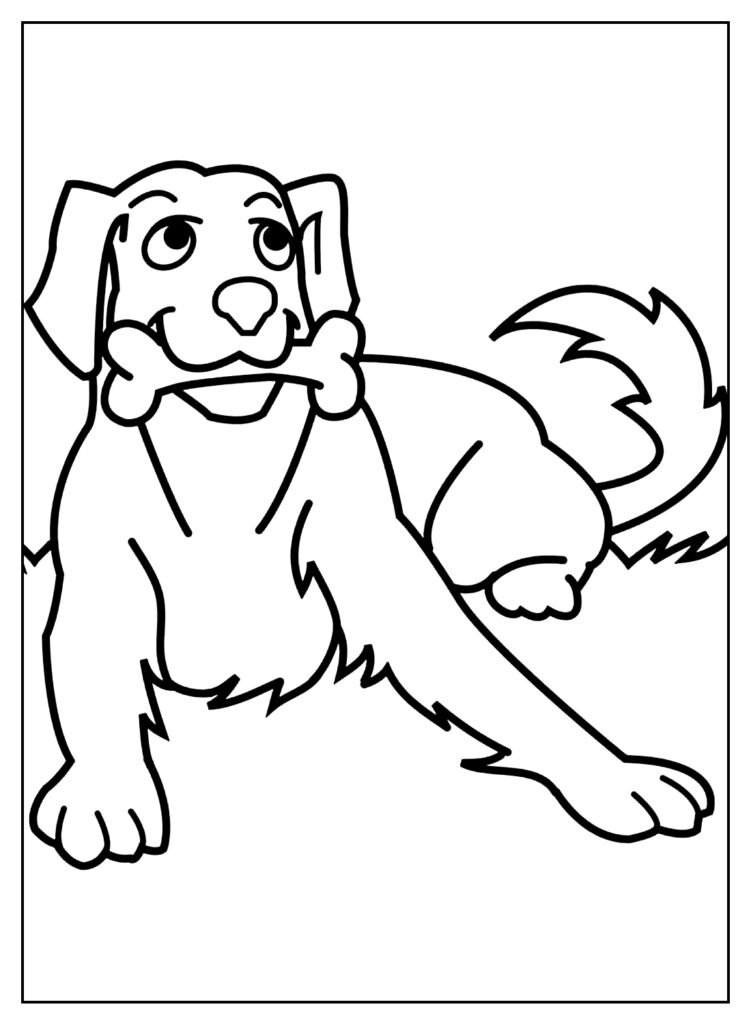 desenhos de cachorros para colorir 27