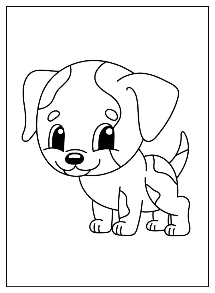 desenhos de cachorros para colorir 9