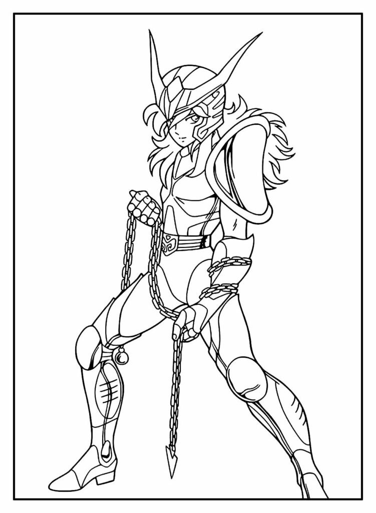 Desenhos de Saint Seiya - Os Cavaleiros do Zodíaco para colorir, jogos de  pintar e imprimir