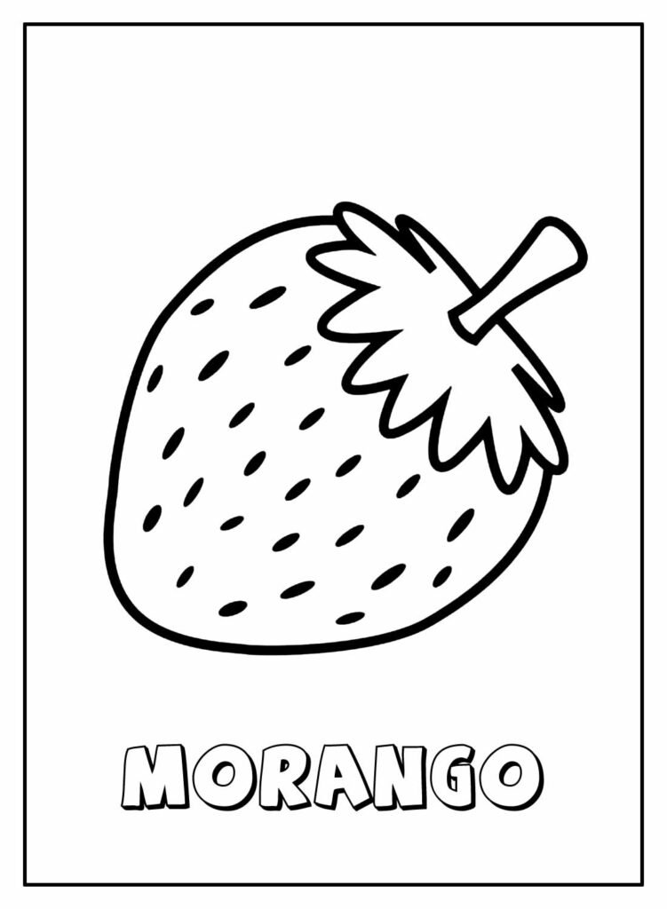 desenhos de morango para colorir 14