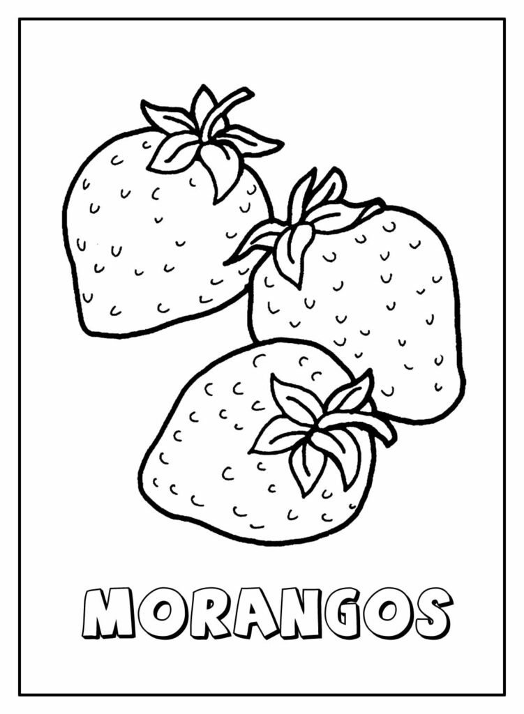 desenhos de morango para colorir 5