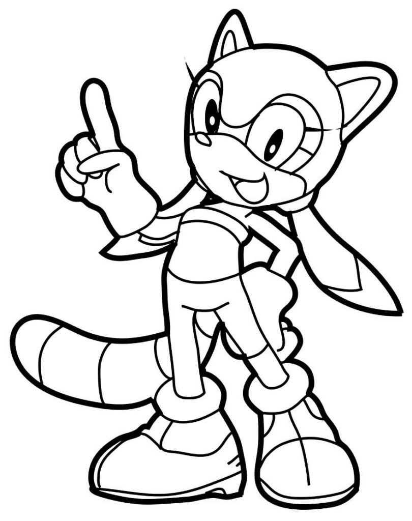 desenhos de sonic para pintar e colorir amiga