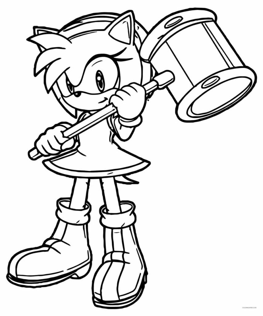 Mais de 150 Desenhos do Sonic para colorir –