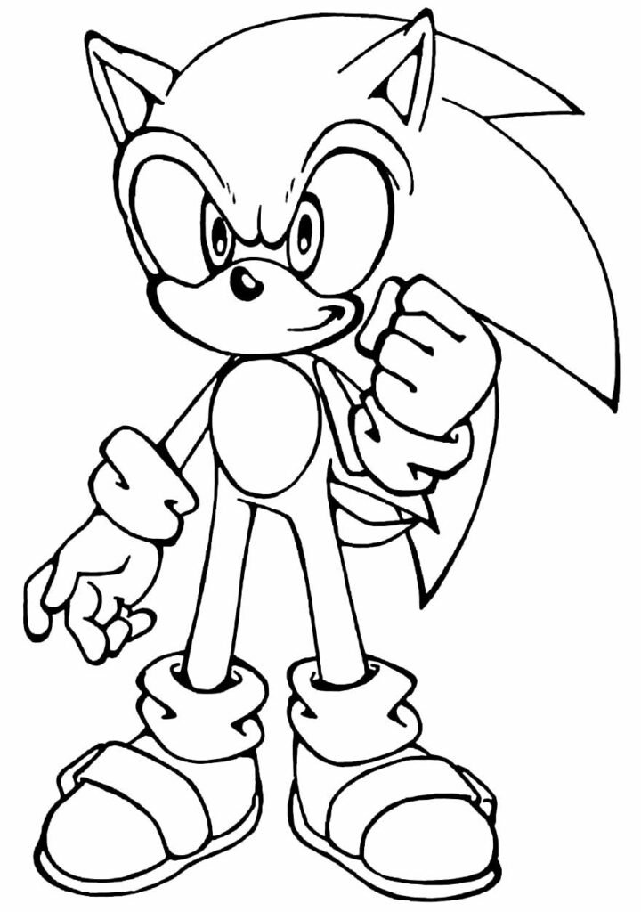 50+ Desenhos de Sonic para colorir - Dicas Práticas