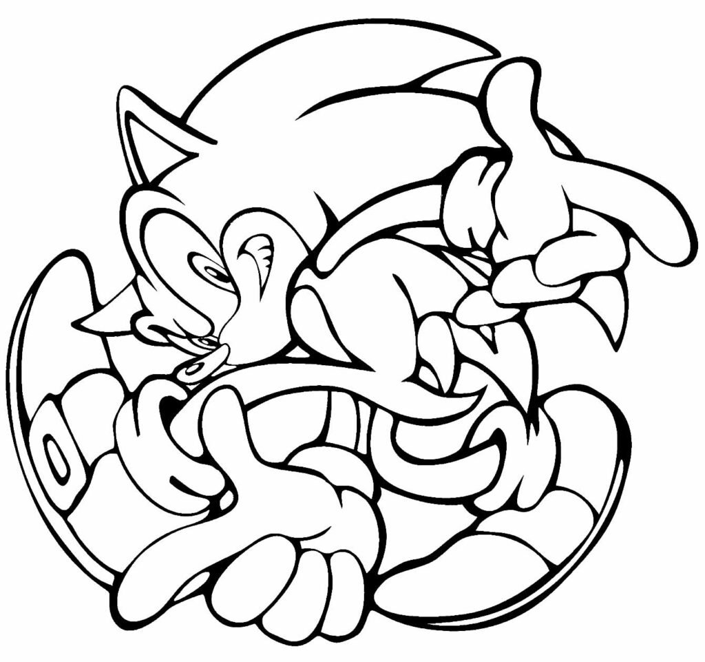 desenhos de sonic para pintar e colorir dreamcast