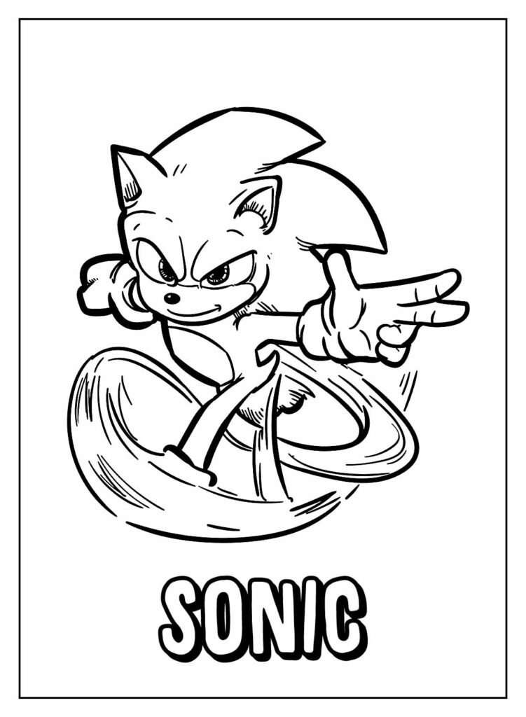 55+ Desenhos do Shadow Sonic para Imprimir e Colorir/Pintar