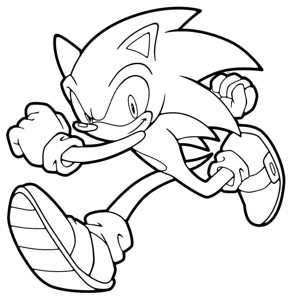 Desenhos para colorir Sonic 2 - Sonic e Tails Sonic e Knuckles - Desenhos  para colorir grátis para imprimir