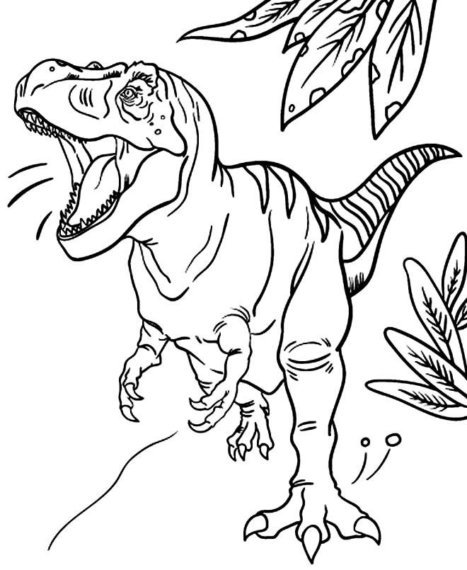 desenhos de t rex para colorir 10