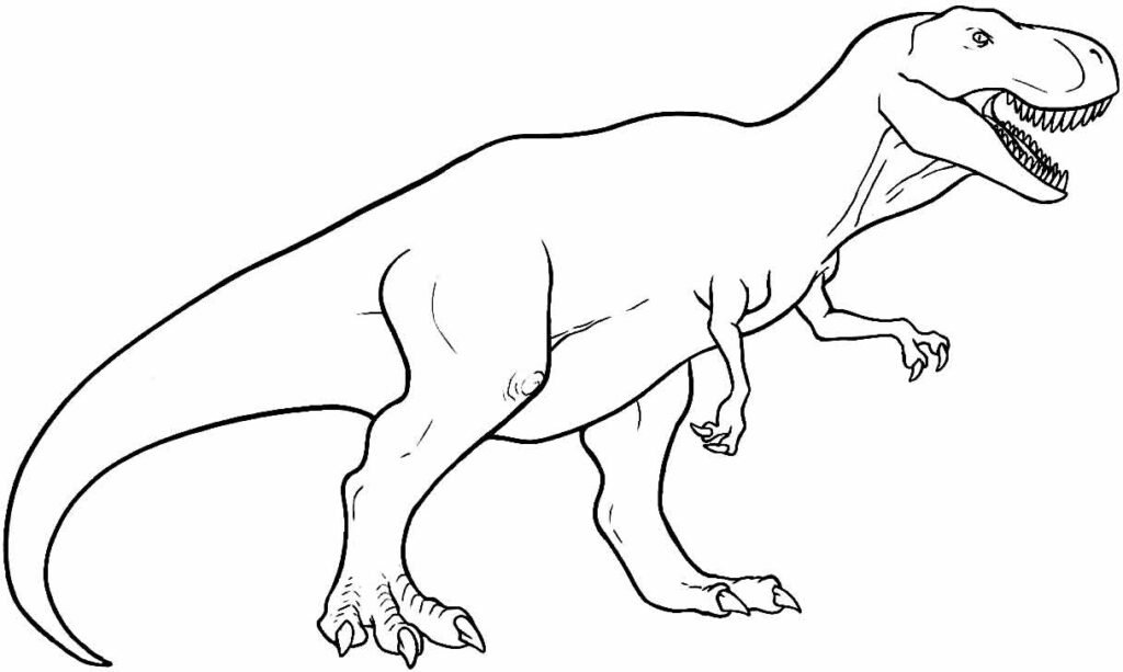 desenhos de t rex para colorir 12