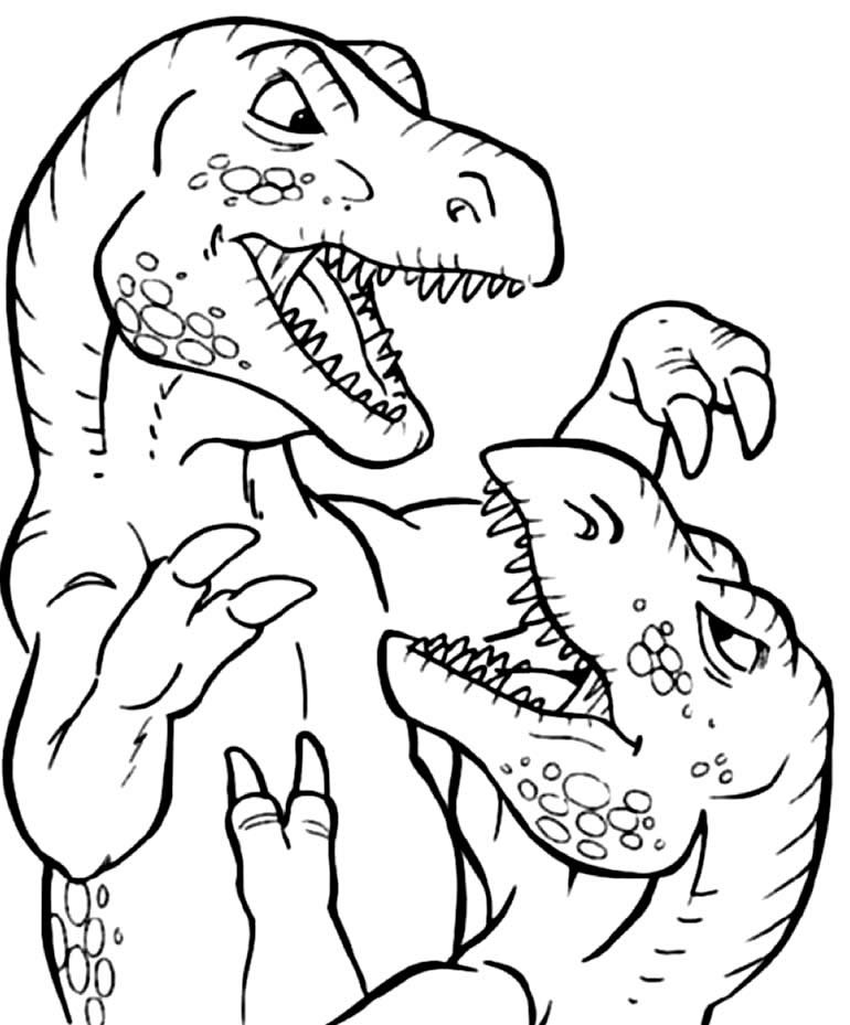 desenhos de t rex para colorir 13