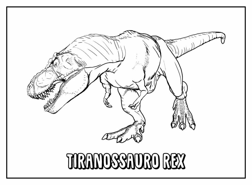 desenhos de t rex para colorir 14 1