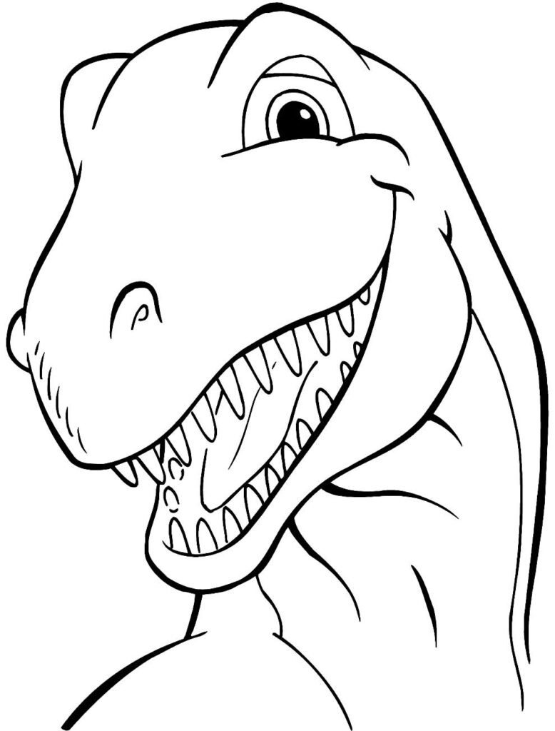 desenhos de t rex para colorir 14