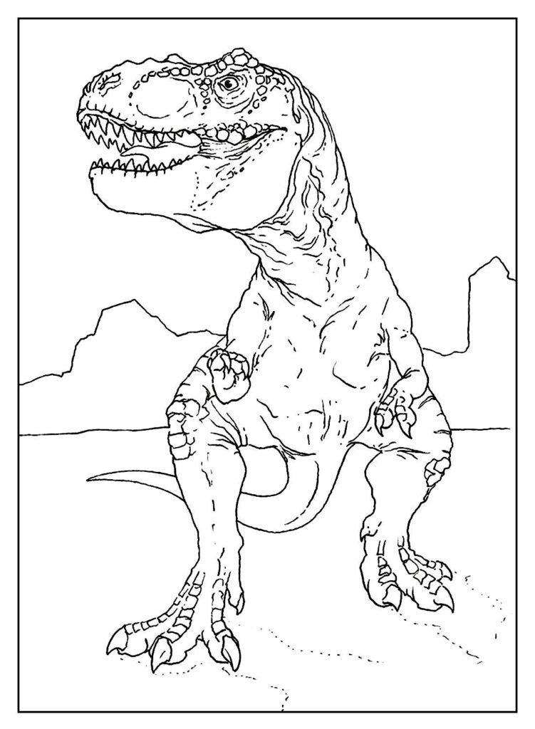 desenhos de t rex para colorir 15 1