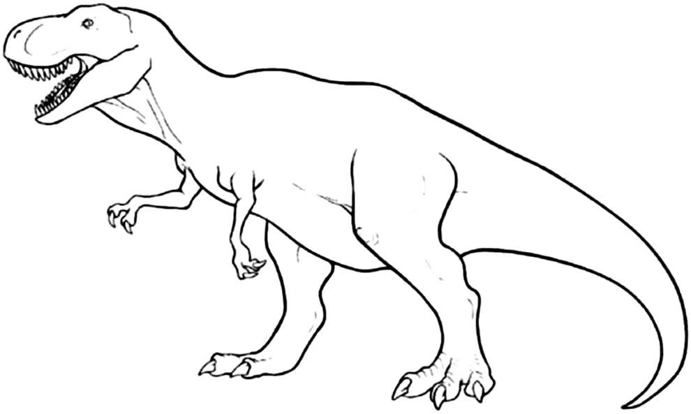 desenhos de t rex para colorir 16