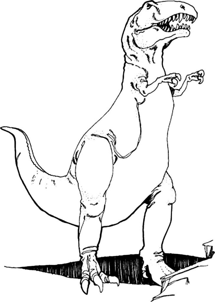 desenhos de t rex para colorir 18